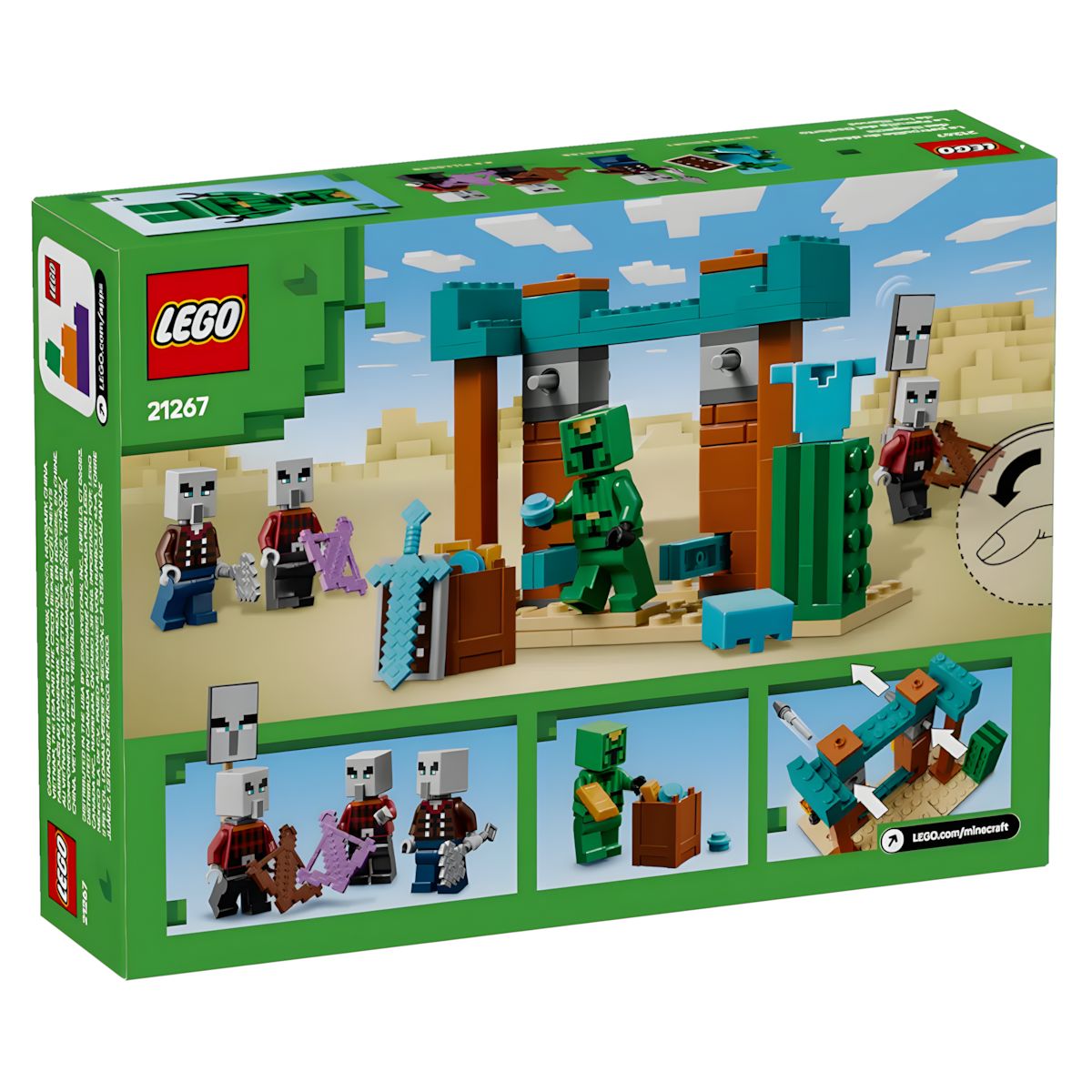 LEGO Minecraft 21267 - Die Illager-Wüstenpatrouille