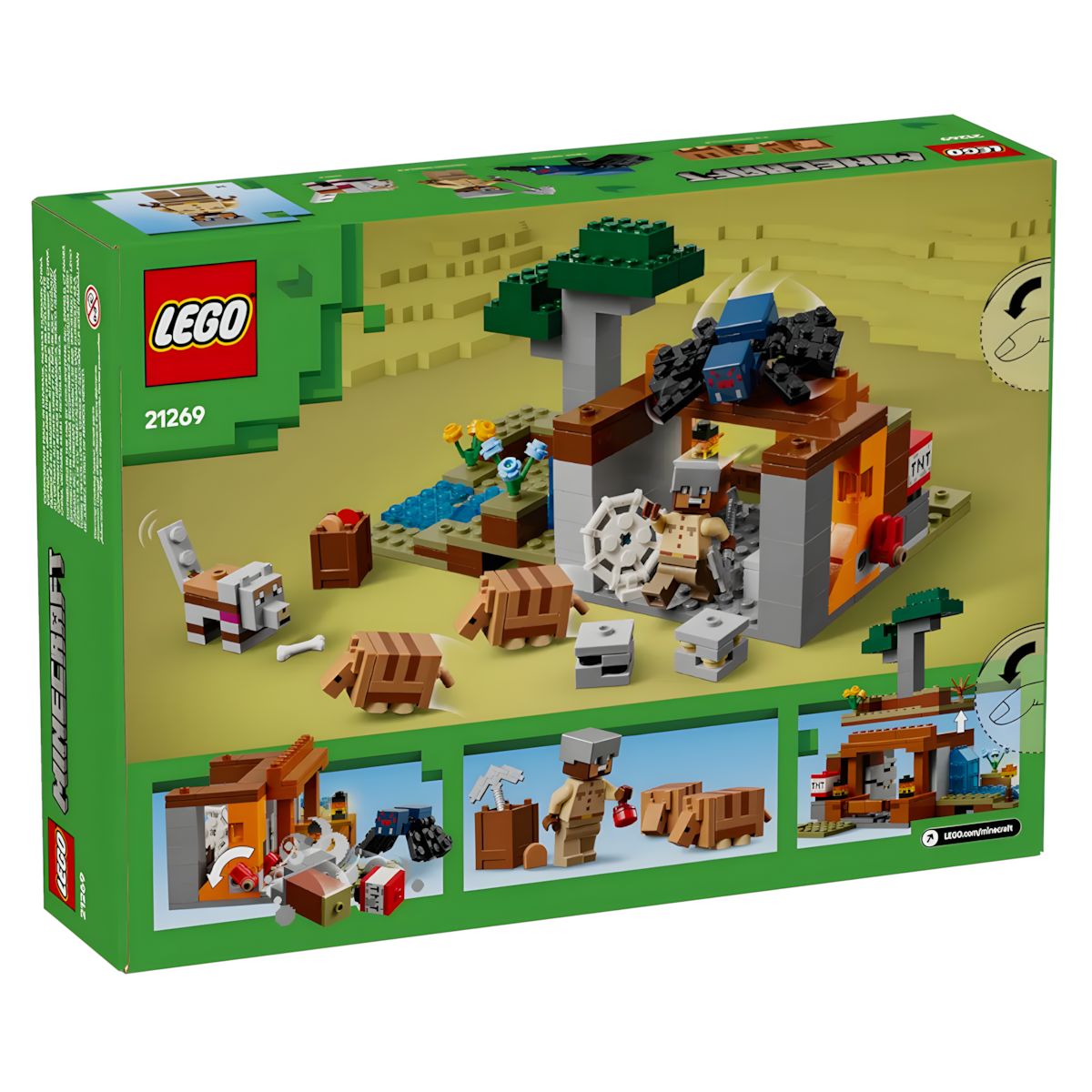 LEGO Minecraft 21269 - Die Expedition zur Gürteltiermine