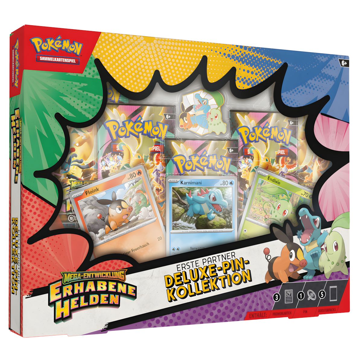 Pokémon Deluxe Pin Collection Mega Evolution - Exalted Heroes