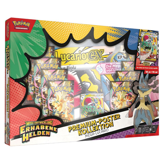 Premium Poster Collection - ME 2.5 Exalted Heroes: Mega Lucario-ex