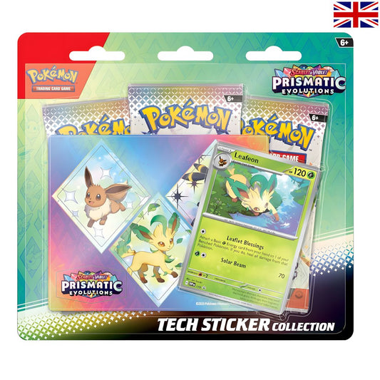 Prismatic Evolutions Tech Sticker Collection