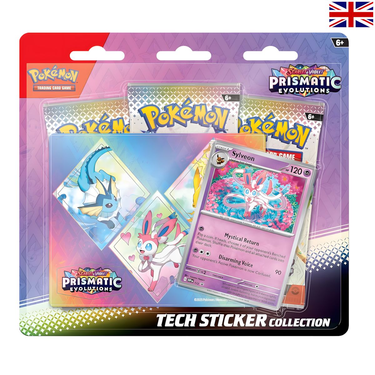 Prismatic Evolutions Tech Sticker Collection