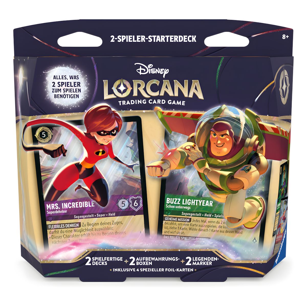 Disney Lorcana: Set 12 - Unbekannte Wildnis - Zwei-Spieler-Starterdeck DE
