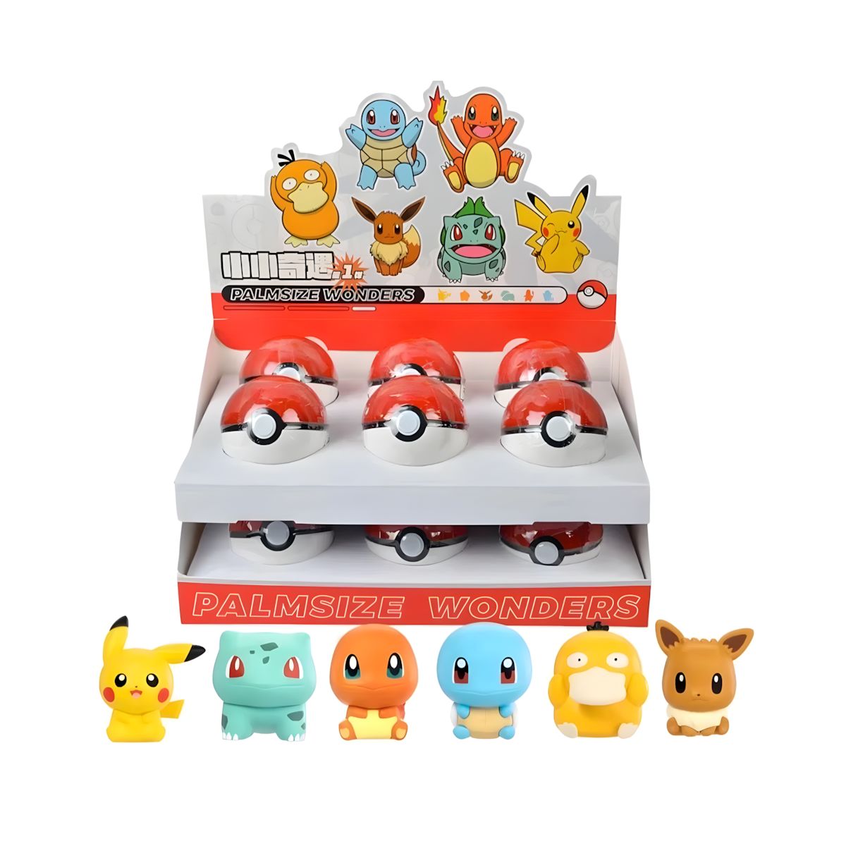 FUNISM Pokémon Palmsize Wonders Serie 1 Figuren