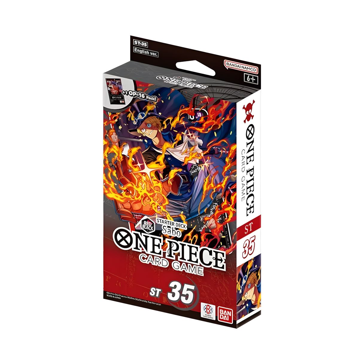 One Piece Red/Black Sabo ST35