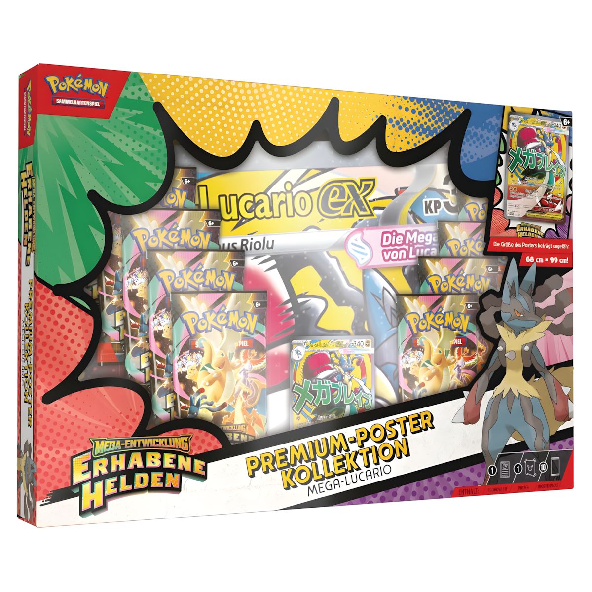 Premium Poster Collection - ME 2.5 Exalted Heroes: Mega Lucario-ex