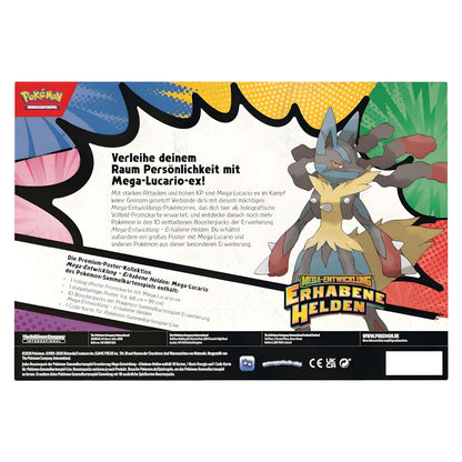 Premium Poster Collection - ME 2.5 Exalted Heroes: Mega Lucario-ex