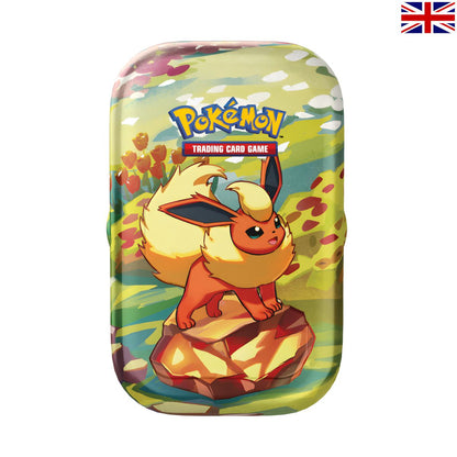 Prismatic Evolutions Mini Tin