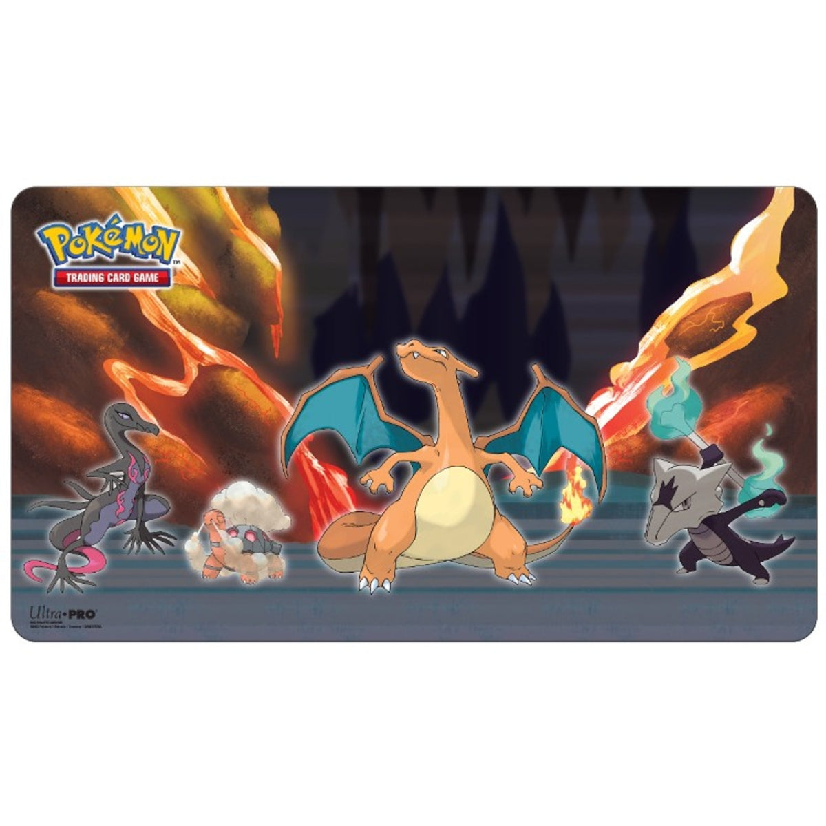 Pokémon Gallery Series: Scorching Summit Playmat mit Glurak Motiv