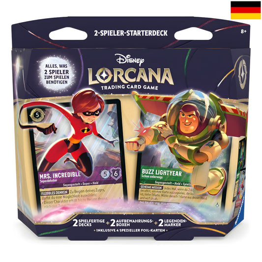 Disney Lorcana: Set 12 - Unbekannte Wildnis - Zwei-Spieler-Starterdeck DE