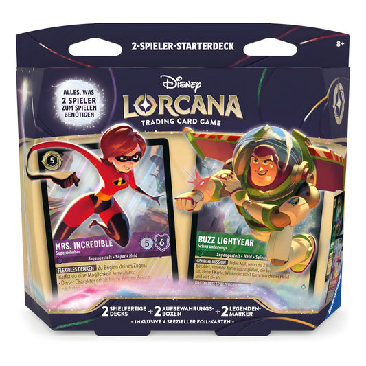 Disney Lorcana: Set 12 - Unbekannte Wildnis - Zwei-Spieler-Starterdeck DE