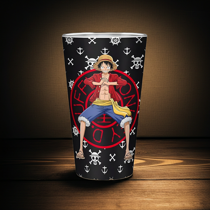 One Piece Large Glass - Luffy